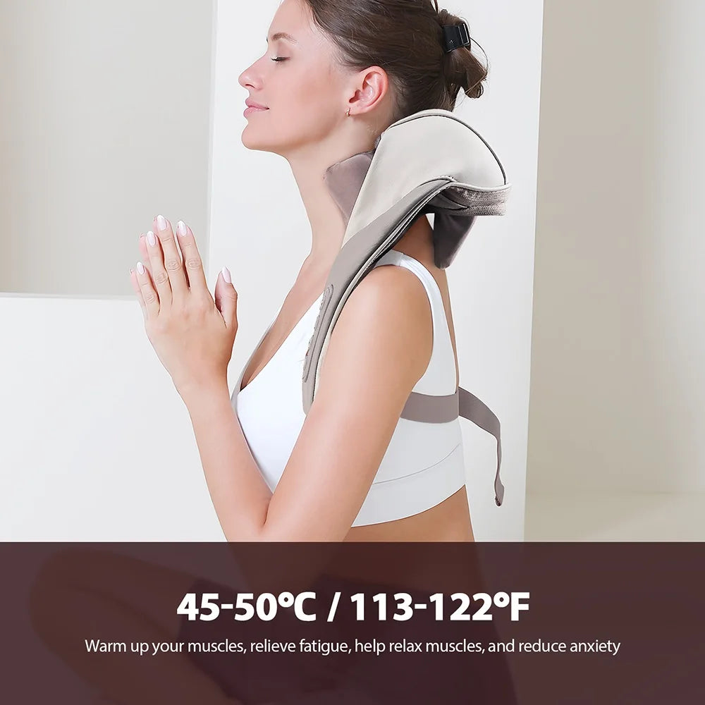 Wireless Shiatsu Neck and Shoulder Massager