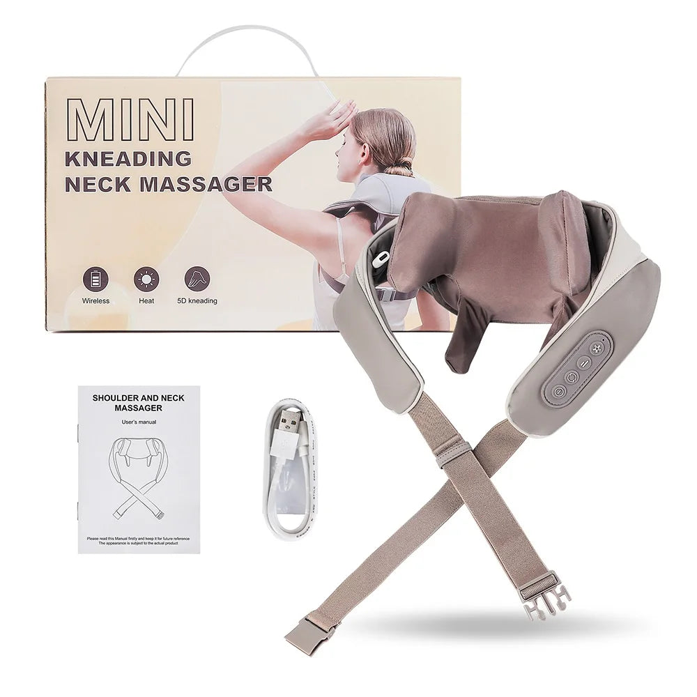 Wireless Shiatsu Neck and Shoulder Massager